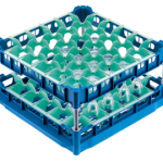 U 546 Kosár  magas felső kerettel 36 pohár befogadására 23 cm magasságig.